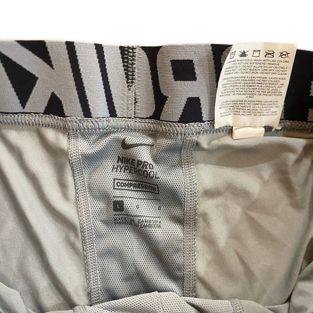 Nike Pro Hypercool Compression Large Black & Gray - image 2